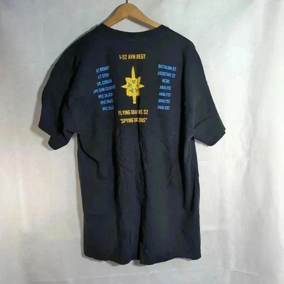 I-52 SPYING FLYING DRAGONS S2 Tshirt Blue sz XL - Picture 4 of 5